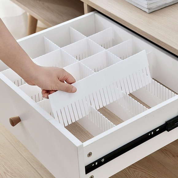 verstellbarer Schubladenteiler, DIY-Lagerregale, Haushalt, freie Kombination, Trennwand, Make-up, Socken, Unterwäsche, Organizer Lightinthebox
