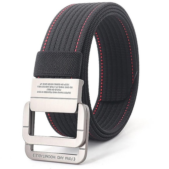 Schnell trocknender Outdoor-Nylongürtel für Herren, taktischer Sportgürtel, Legierung, Doppelringschnalle, koreanische Version, gewebter Canvas-Gürtel Lightinthebox