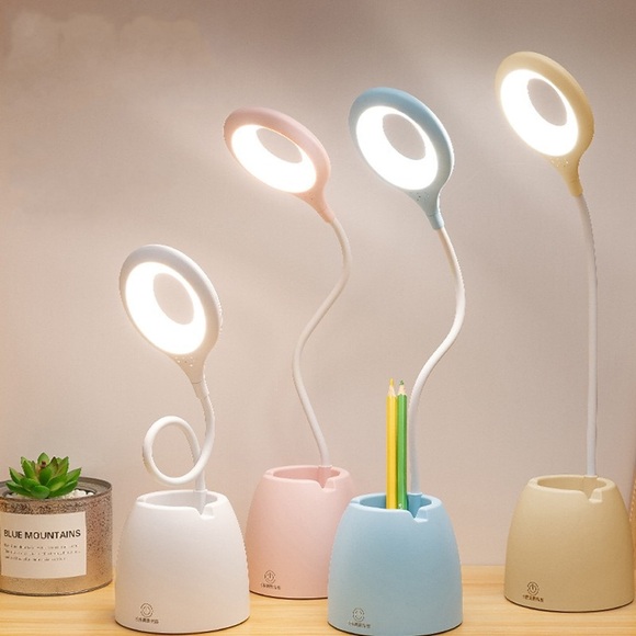 led schreibtischlampe dimmen biegbar tischlampe usb touch control stufenlos led touch nachtlicht stufenlos dimmen tischlampe student kinder augenschutz lernen leseständer stifthalter schreibtischlampe Lightinthebox