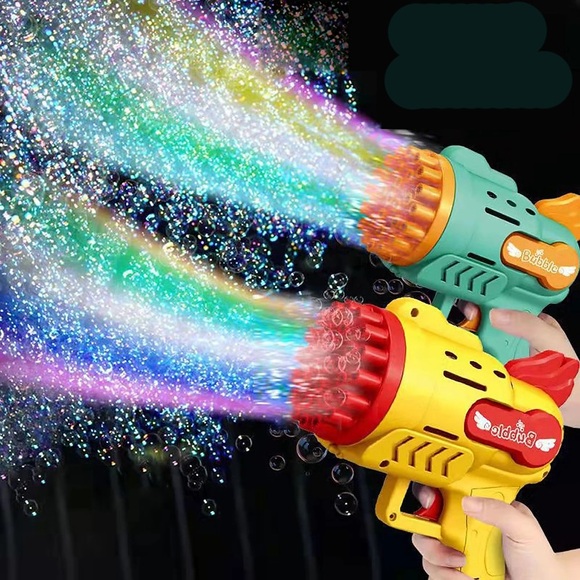 Rocket Bubble Gun 29 Loch automatische Seifenblasenmaschine Outdoor-Spielzeug für Kinder Geburtstagsgeschenke Hochzeit Party Sommer Jungen Geschenk Lightinthebox