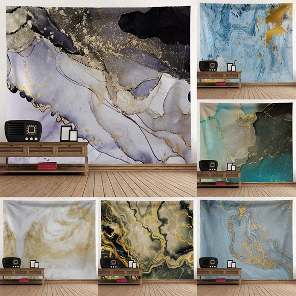 abstrakter Wandteppich, Kunstdekor, Decke, Vorhang, zum Aufhängen, Zuhause, Schlafzimmer, Wohnzimmer, Dekoration, Polyester Lightinthebox