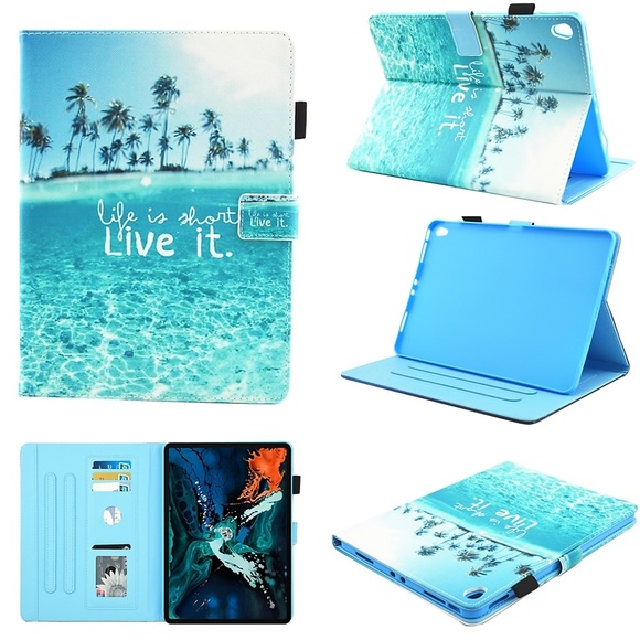 Tablette Hüllenabdeckung Für Apple iPad 10,2'' 9. 8. 7 iPad Air 3 iPad Pro 11'' 3 Bleistifthalter Kreditkartenfächer mit Halterung Karikatur TPU PU-Leder Lightinthebox