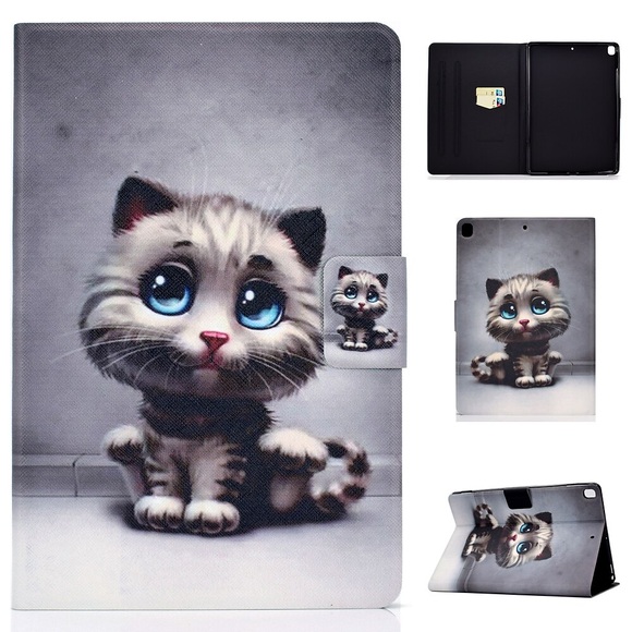 Tablette Hüllenabdeckung Für Apple iPad 10,2'' 9. 8. 7 iPad Air 5th 4th iPad Air 3 iPad mini 6. 5. 4 iPad Pro 11'' 3 iPad 10,9'' 10 Kreditkartenfächer mit Halterung Flipbare Hülle Graphic TPU PU-Leder Lightinthebox