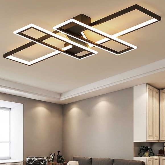 90/120 cm dimmbare Deckenleuchte LED moderner Kronleuchter Acryl dekorative Lampe AC110V AC220V geeignet für Esszimmer Wohnzimmer Schlafzimmer Lobby Lightinthebox
