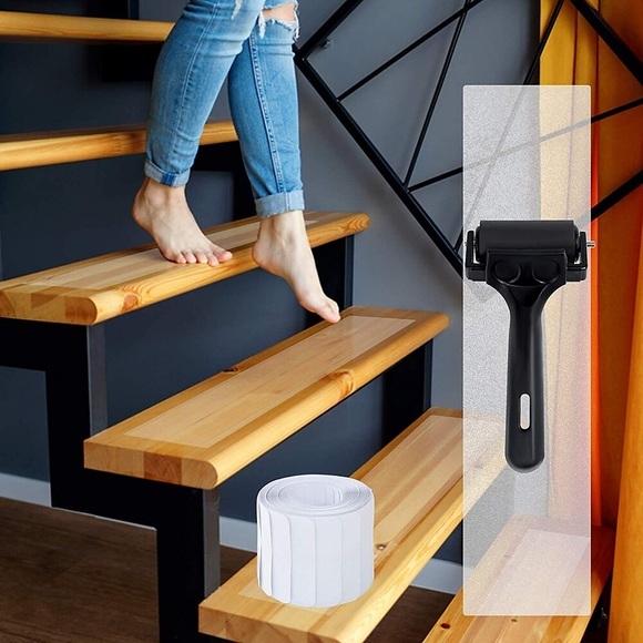 Peva Treppen Anti-Rutsch-Streifen Schritt Bodenaufkleber transparent leuchtende Treppenstufe Indoor Lightinthebox