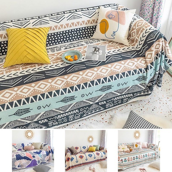 Sofadecke Überwurf Boho Sofabezug Schonbezug für Schnittcouch Sessel Loveseat 4- oder 3-Sitzer L-Form, Bettdecken, Möbelschutz vor Haustieren Lightinthebox