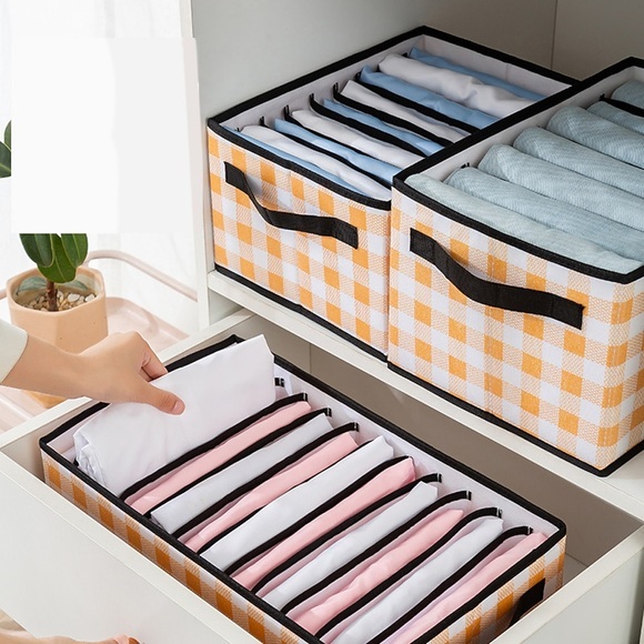 kleidung hosen unterwäsche aufbewahrungsbox schublade unterteilt kleidung trennbeutel haushaltsgarderobe geschichtet jeans sortierbox Lightinthebox