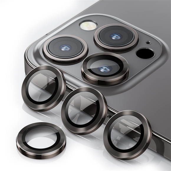 1 Satz Handy Kamera Schutzfolie Für Apple iPhone 14 Pro Max 14 Plus 13 12 11 Pro Max Mini SE iPhone 14 Promax iPhone 13 Pro Max 12 Mini 11 Aluminium-Legierung Diamant Glänzender Schein Kratzfest Lightinthebox