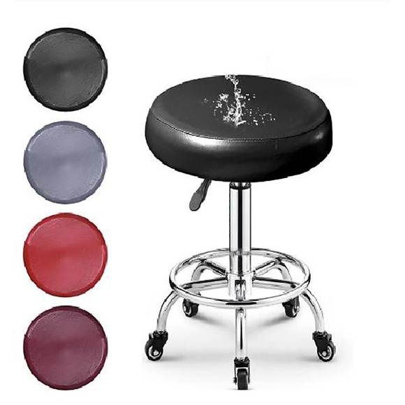 runde wasserdichte barhocker sitzbezüge waschbare hocker kissen schonbezug elastische barstuhlbezüge pu leder für kaffee party bar restrant Lightinthebox