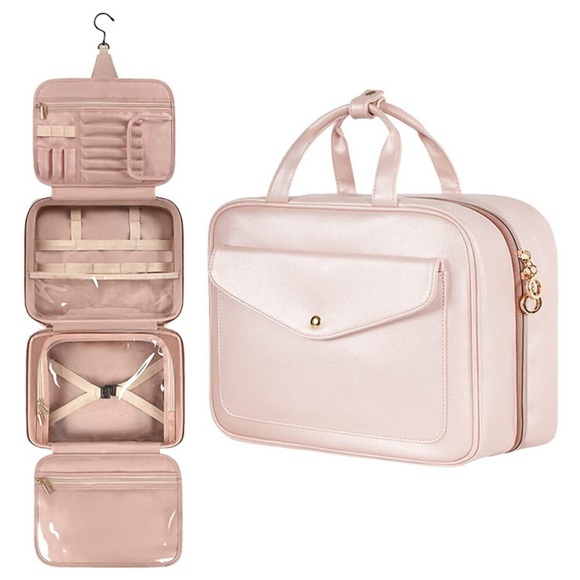 Damen Mode Aufbewahrungstasche Reise tragbare Kosmetiktasche Waschtasche Waschset Kosmetik Aufbewahrungstasche Lightinthebox