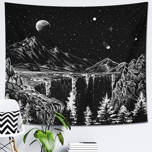 Wandteppich Kunst Dekor Decke Vorhang Picknick Tischdecke hängen zu Hause Schlafzimmer Wohnzimmer Wohnheim Dekoration Polyester Fantasie Baum Lightinthebox