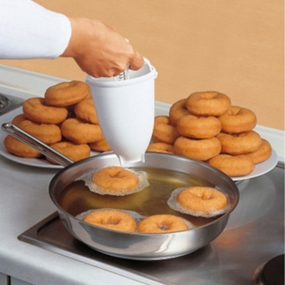 Donut Maker Spender Donut Herstellung Artefakt kreative Dessertform DIY Süßwaren Gebäck Backwerkzeuge Küchenhelfer Lightinthebox