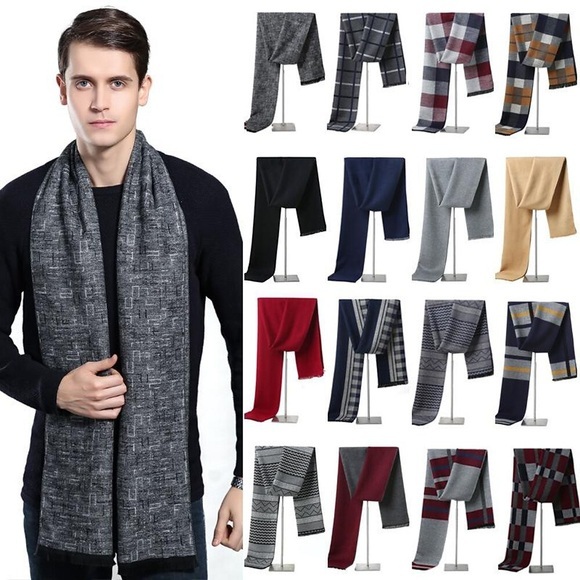 Herren Winter lange Nachahmung Kaschmirschal Herren Plaid Schal Modebekleidung Herren warmen Freizeitschal Lightinthebox