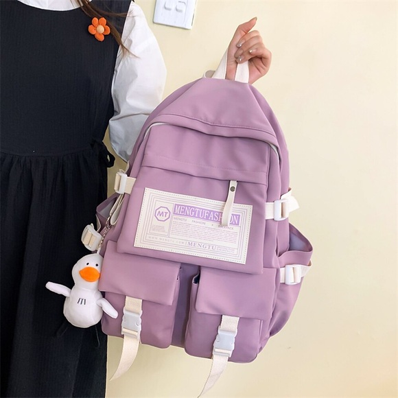 Schulrucksack Bookbag Mehrfarbig für Schüler Jungen Mädchen Multi-Funktion Wasserdicht Hohe Kapazität Nylon Schulranzen Rucksack Schulranzen 22 Zoll Lightinthebox