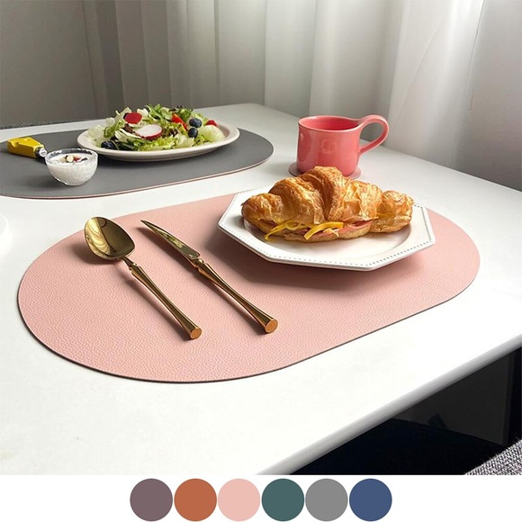 Tischsets Tischset aus PU-Leder, hitzebeständig, wasserdicht, waschbar, für den Außenbereich, für Hochzeit, Küche, Esszimmer, Terrasse, Tischdekoration Lightinthebox