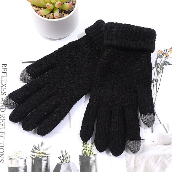 Herren Damen Touchscreen-Handschuhe Warme Winterhandschuhe Outdoor Täglich Solide / einfarbig Polyester Einfach Warm 1 Paar Lightinthebox