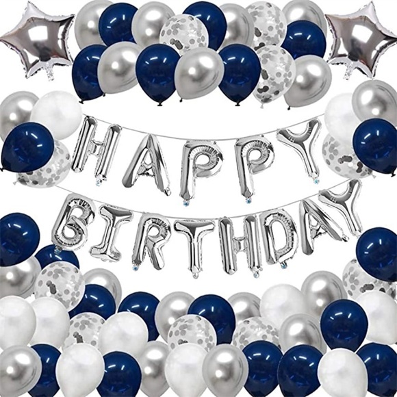 1 Set Geburtstag Sterne Alles Gute zum Geburtstag Fest / Party Ballon für Geschenk Dekoration Party 18 Zoll Aluminium Lightinthebox