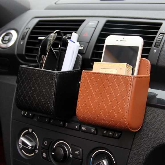 starfire 1pc auto aufbewahrungstasche lüftung armaturenbrett ordentlich hängende leder aufbewahrung box gläser handyhalter aufbewahrung aufbewahrung aufbewahrung auto zubehör zubehör aufbewahrung Lightinthebox