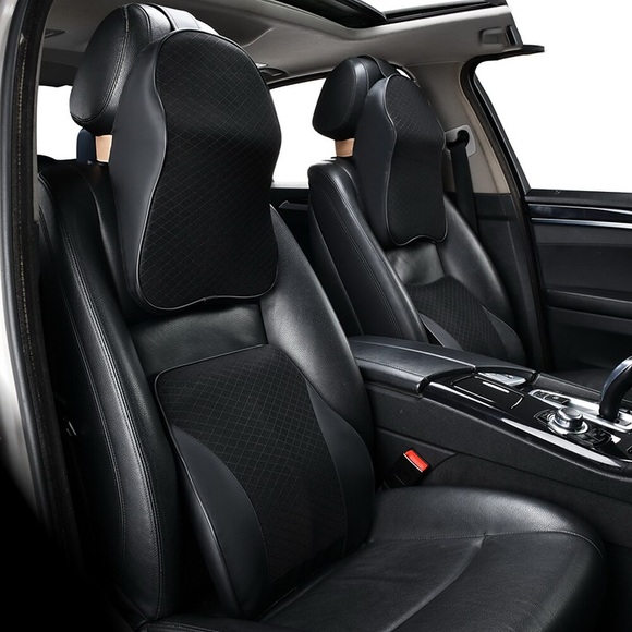 Autositz Kopfstütze Nackenstütze Kissen Autositz Nackenkissen Strapazierfähiges Nackenkissen aus reinem Memory-Schaum Komfortables, ergonomisches, atmungsaktives, abnehmbares Sitzkopfstützenpolster Lightinthebox