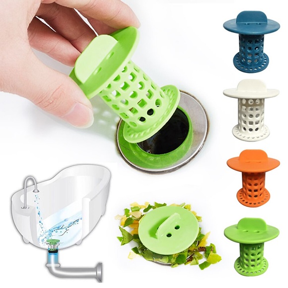 Badablauf Haarfänger Badstopper Stecker Waschbecken Sieb Filter Kanalbagger Gerät Dusche Haarstopper Küche Bad Anti-Verstopfung Badzubehör Lightinthebox