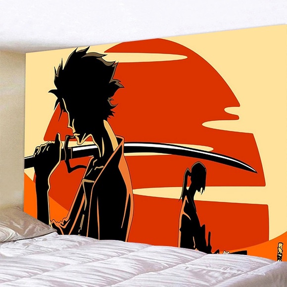 Wandteppich im japanischen Stil, Kunstdekor, Decke, Vorhang, zum Aufhängen, Zuhause, Schlafzimmer, Wohnzimmer, Dekoration, Polyester Lightinthebox