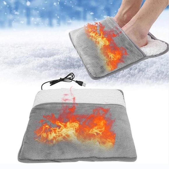 Elektrisch beheizter Fußwärmerbeutel Heizkissen Flanell-Fußwärmer mit Temperatureinstellungen für Füße, Rücken, Schmerzlinderung, Krämpfe, Taschendesign Lightinthebox