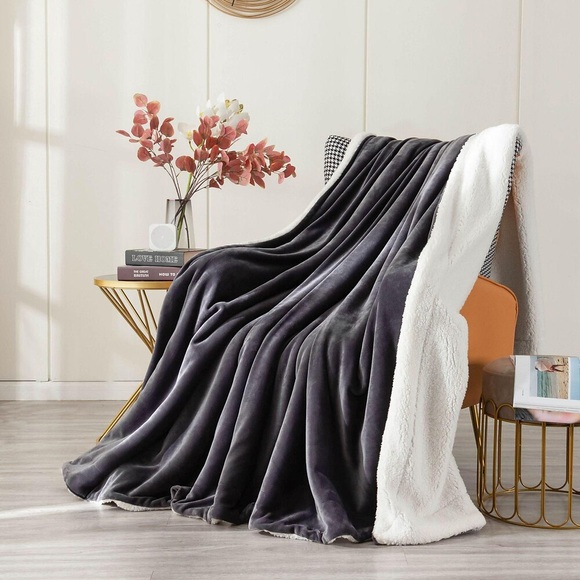 Sherpa-Fleece-Überwurfdecke für die Couch - dicke, flauschige, warme, weiche Decken und Überwürfe für das Sofa Lightinthebox