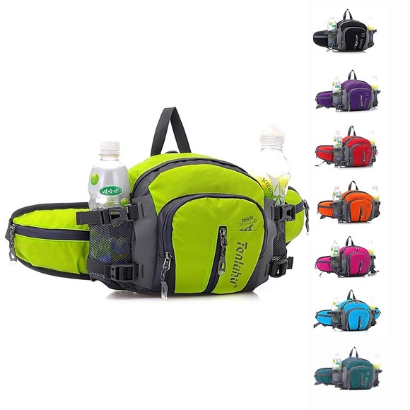 Hüfttasche Running Pack 12 L für Marathon Angeln Laufen Camping Sporttasche Wasserdicht tragbar Leicht mit Wasserflaschenhalter Nylon Herren Damen Tasche zum Joggen Lightinthebox