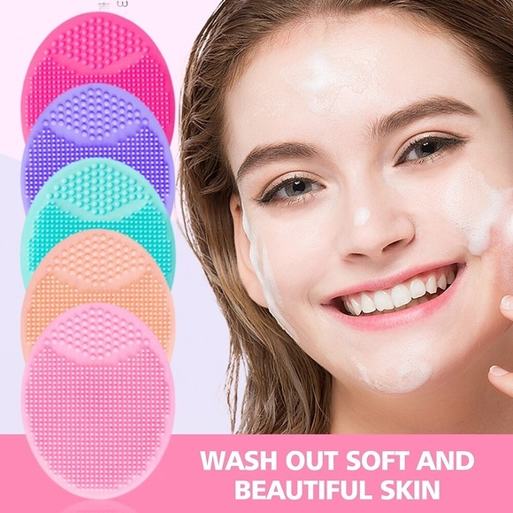 3 stücke silikon reinigungsbürste gel waschpad peeling mitesser entferner gesichtstiefenreinigung gesichtsbürsten babybad massagegerät Lightinthebox