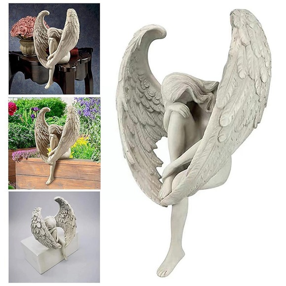 kreative skulptur dekoration erlösung engel statue schmuck erlösung statuette garten hause dekoration Lightinthebox