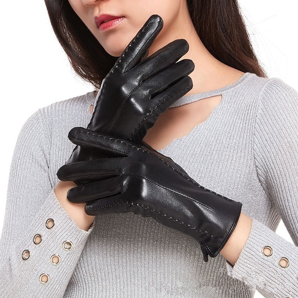 Damen Touchscreen-Handschuhe Warme Winterhandschuhe Outdoor Geschenk Täglich Solide / einfarbig PU-Leder Casual Warm 1 Paar Lightinthebox