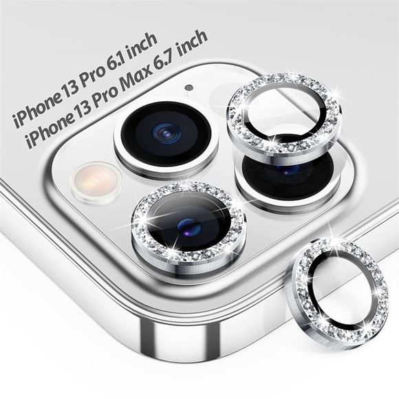 1 Satz Handy Kamera Schutzfolie Für Apple iPhone 14 Promax iPhone 13 Pro Max 12 Mini 11 Hartglas Aluminium-Legierung 9H Härtegrad Diamant Kratzfest Handy-Zubehör Lightinthebox