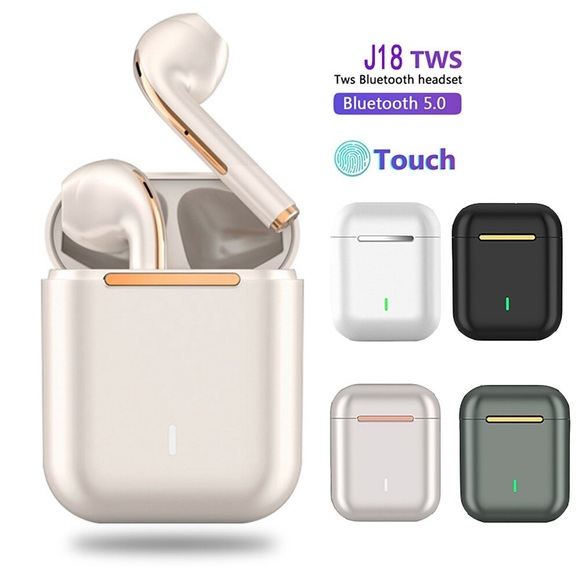 J18 Drahtlose Ohrhörer TWS-Kopfhörer Im Ohr Bluetooth 5.1 Stereo Schnellladen Eingebautes Mikro für Apple Samsung Huawei Xiaomi MI Yoga Fitness Fitnesstraining Handy Lightinthebox