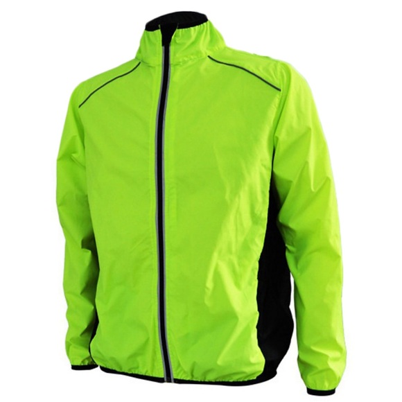 Herren Fahrradjacke Radjacke Windschutz Regenjacke Winter Packbar Wasserdicht Windundurchlässig Atmungsaktiv Fahhrad Jacke Shirt MTB Mountain Rennrad Radfahren in der Stadt Grün Fahrradbekleidung Lightinthebox