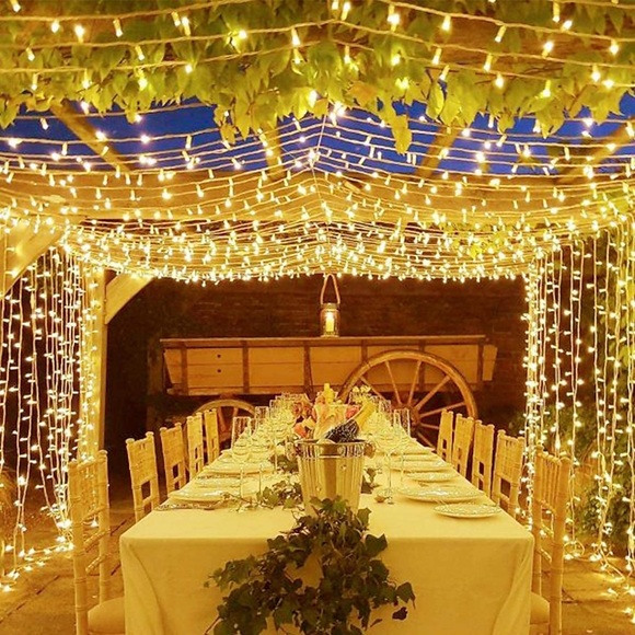 Weihnachten Lichterketten Outdoor Garten Dekorationen Party Lichter 8 Funktion Fernbedienung Indoor Outdoor Hochzeit Festival Garten Wasserdichte Lichterketten Dekoration DC31V EU US AU UK Stecker Lightinthebox