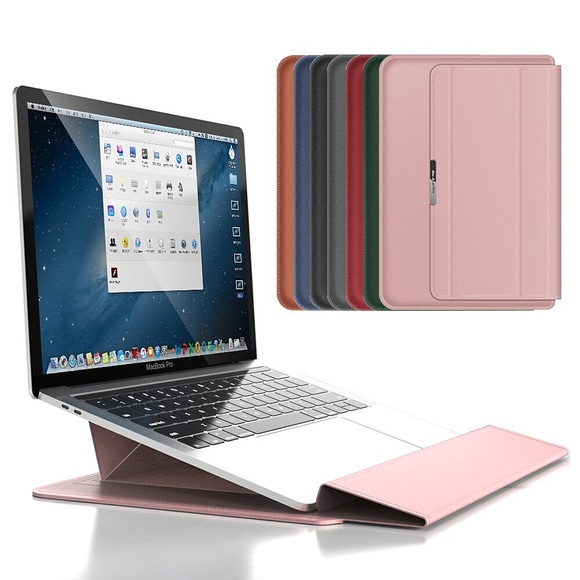 Laptop-Hülle Tasche 11 12 13.3 15.6 16 17 Zoll kompatibel mit MacBook Air Pro, HP, Dell, Lenovo, Asus, Acer, Chromebook Notebook wasserdichtes PU-Leder einfarbig für Business Office Lightinthebox