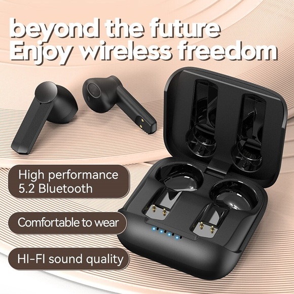 NIA F2 Drahtlose Ohrhörer TWS-Kopfhörer Im Ohr Bluetooth 5.2 Stereo Mit Ladebox ENC-Umgebungslärmunterdrückung für Apple Samsung Huawei Xiaomi MI Fitnesstraining Laufen Für den täglichen Einsatz Handy Lightinthebox