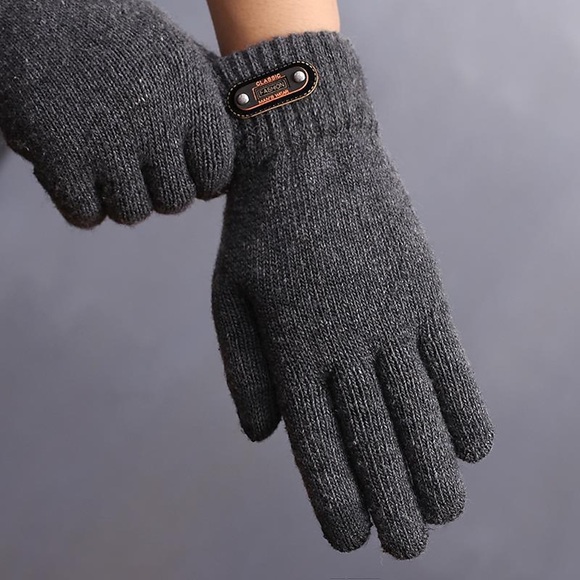Herren Touchscreen-Handschuhe Warme Winterhandschuhe Outdoor Geschenk Täglich Solide / einfarbig Polyester Einfach 1 Paar Lightinthebox