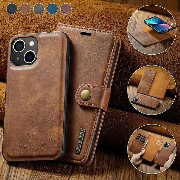 Telefon Hülle Handyhüllen Für Apple Klappetui iPhone 14 Pro Max 13 12 11 Pro Max Mini X XR XS 8 7 Plus Shutzrahmen Magnetisch Ganzkörperschutz Einfarbig PU-Leder Lightinthebox