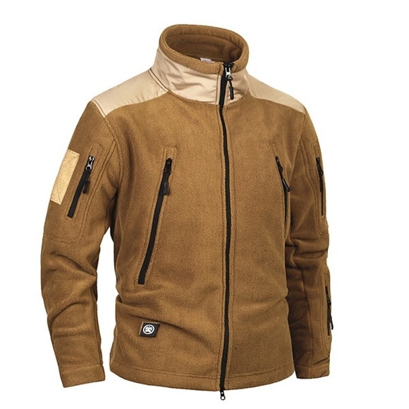 Herren Militärische taktische Jacke Fleecejacke für Wanderer Winter Draussen warm halten Windundurchlässig Fleece-Futter Atmungsaktiv Oberbekleidung Winterjacken Trench Coat Jagd Skifahren Angeln Lightinthebox