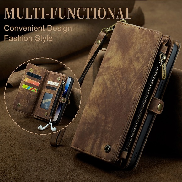 Telefon Hülle Handyhüllen Für Apple Brieftasche Kartenetui iPhone 14 Pro Max 13 12 11 Pro Max Mini X XR XS 8 7 Plus Abnehmbar Ganzkörperschutz Ständer Retro PU-Leder Lightinthebox