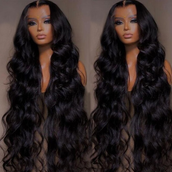 Großhandel 100% rohe, reine, gewellte Menschenhaarperücke 13x4 leimlose Lace-Front-Perücken mit Babyhaar, vorgezupfte, volle, transparente Lace-Perücke Lightinthebox