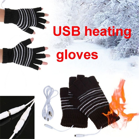 Outdoor Winter elektrische Heizhandschuhe thermische USB beheizte Handschuhe elektrische Heizhandschuhe beheizte Handschuhe Lightinthebox