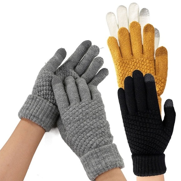 Herren Damen Touchscreen-Handschuhe Warme Winterhandschuhe Outdoor Täglich Festtage Solide / einfarbig Polyester Einfach Casual Klassisch Warm 1 Paar Lightinthebox