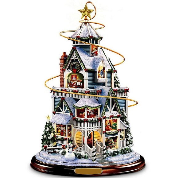 3d weihnachtsaufkleber kristall weihnachtsbaum girlande weihnachtsmann ornament glas aufkleber 20x30cm Lightinthebox