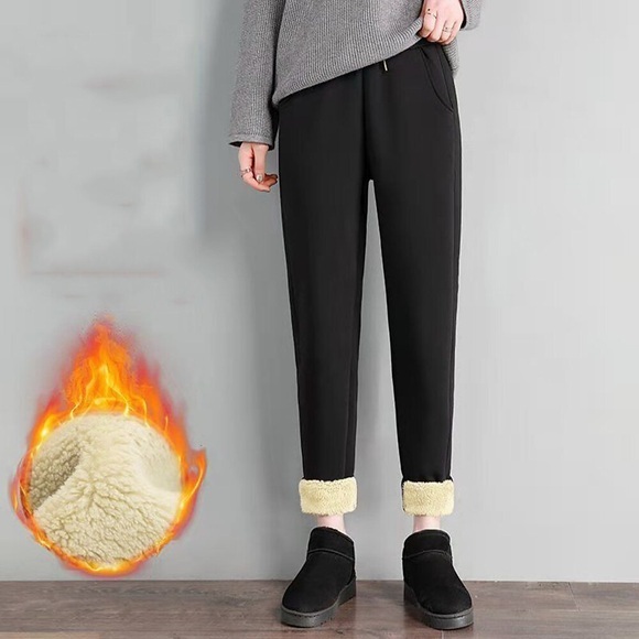 Damen Fleecehosen Jogginghose Jogger Baumwollmischung Fleece-Futter Schwarz Grau Mittlere Taillenlinie Casual sportlich Sport Wochenende Tasche Mikro-elastisch In voller Länge warm halten Glatt S M L Lightinthebox