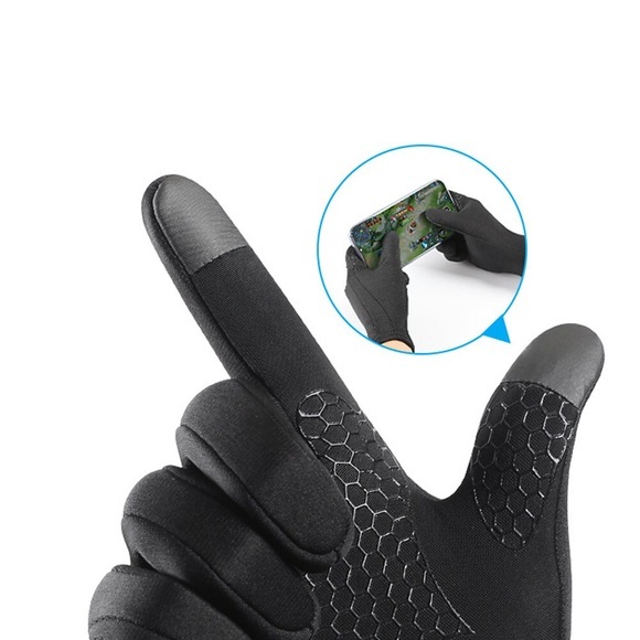 Herren 1 Paar Winterhandschuhe Handschuhe Touchscreen-Handschuhe Büro Outdoor Handschuhe Stilvoll Rutschfest tragbar Einfarbig Schwarz Rosa Grau Lightinthebox