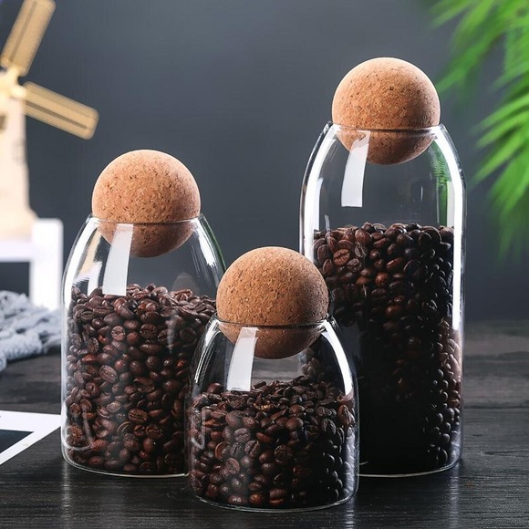 Vorratsgläser aus Glas, Teegläser, versiegelte Korkgläser, Kaffeebohnen, Vorratsgläser für getrocknete Früchte, großer Fabrikbestand Lightinthebox