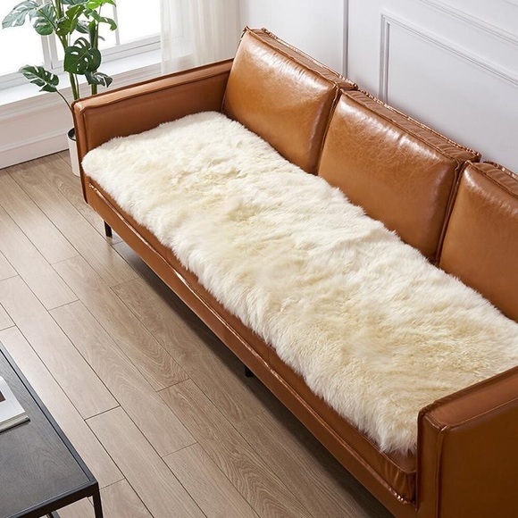 Lammsamt-Sofa-Schonbezug, Sofa-Sitzbezug, Schnittsofabezüge, Möbelschutz, Anti-Rutsch-Couchbezüge für Hunde, Katzen, Kinder (stückweise verkauft/nicht alle Sets) Lightinthebox