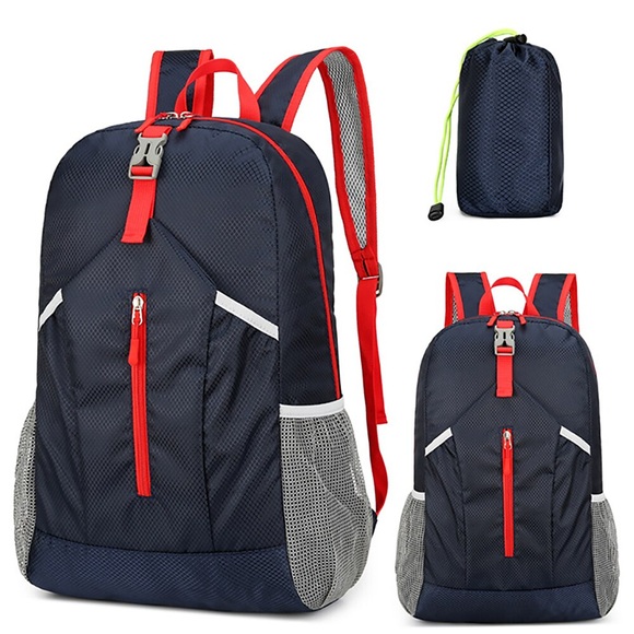 20~35 L Wanderrucksack Leichter packbarer Rucksack Windundurchlässig Regendicht Atmungsaktiv Rasche Trocknung Leicht Außen Yoga Jagd Angeln Wandern Meerblau Schwarz Himmelblau Lightinthebox